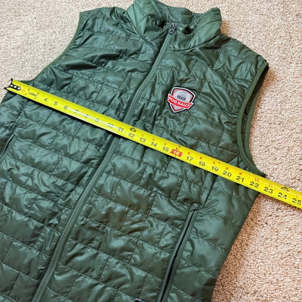 Patagonia Nano Puff Vest Mens Large Green FOCF Fog Rally Insulated Quilted